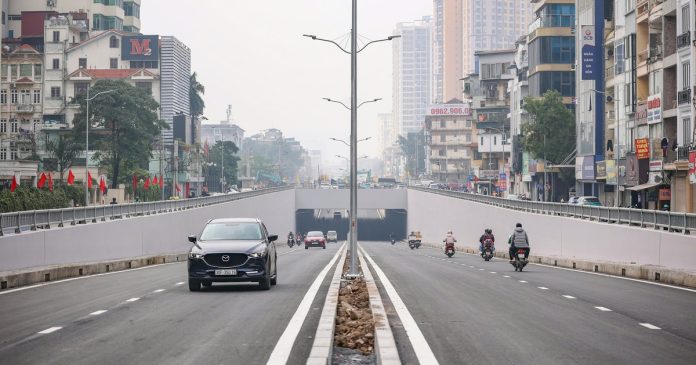 Hình hài hầm chui gần 800 tỉ đưa vào khai