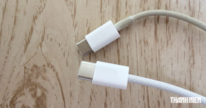 Vì sao dây sạc Apple dễ đổi màu hơn nhiều